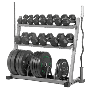 Dumbbell Plate, rod Dumbbell rack Set (KING-DL056)