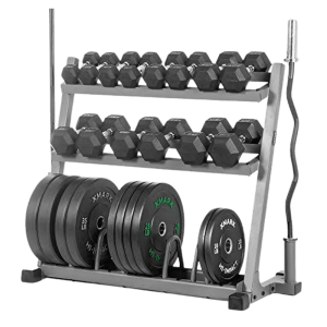 Dumbbell Plate, rod Dumbbell rack Set (KING-DL056)